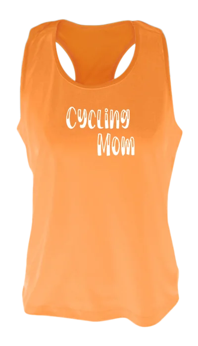 Women's Reflective Tank Top - Cycling Mom