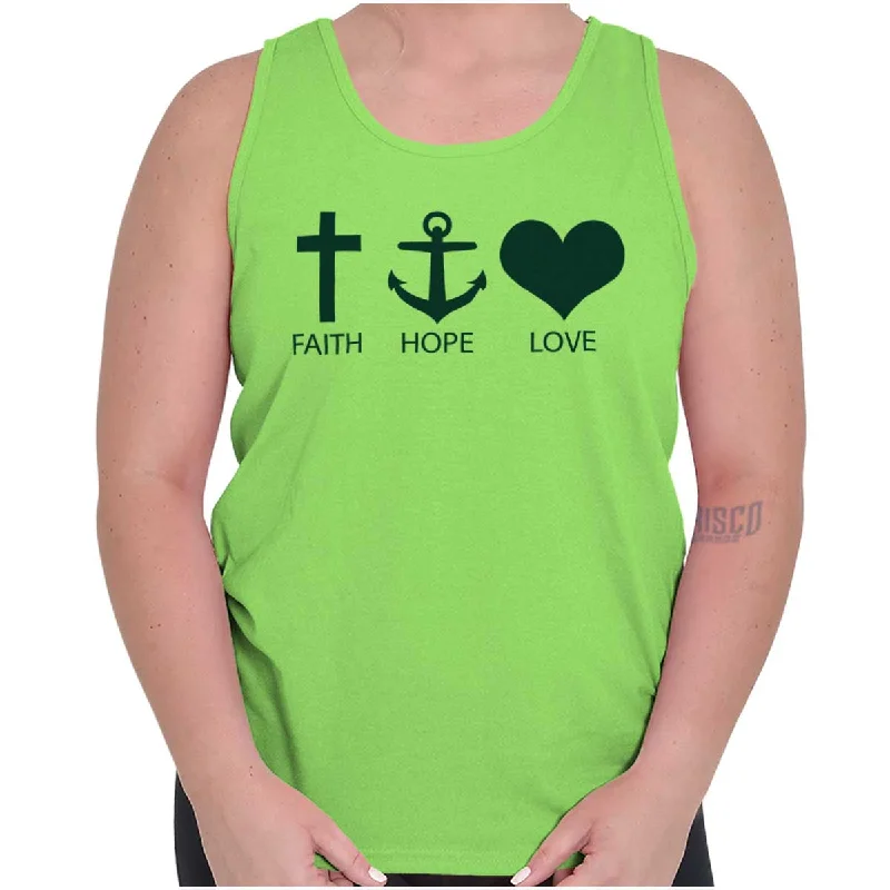 Faith Anchor Love Tank Top