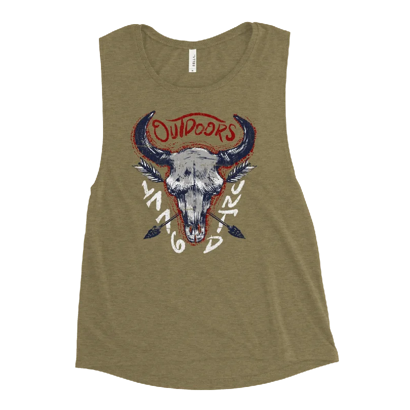 The Bison Skull Tank - Women's