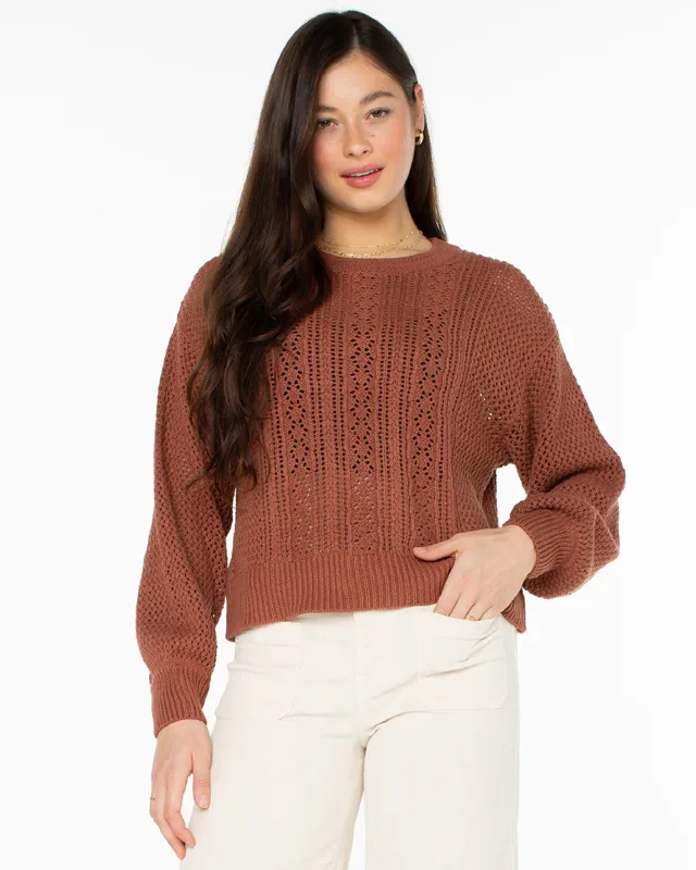 Day Break Open Knit Sweater