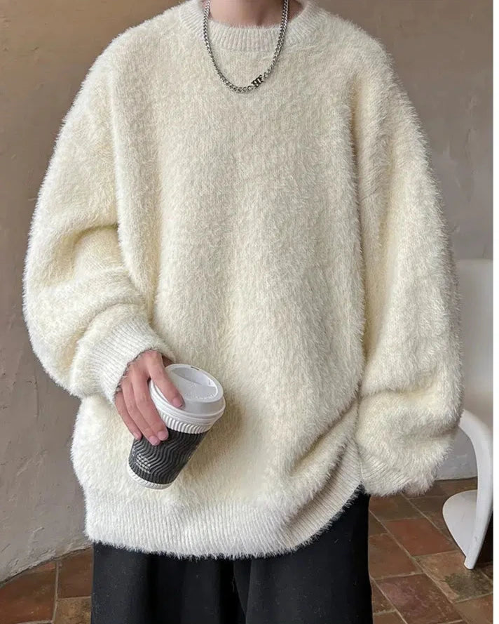 Loose-fit Fluffy Sweater