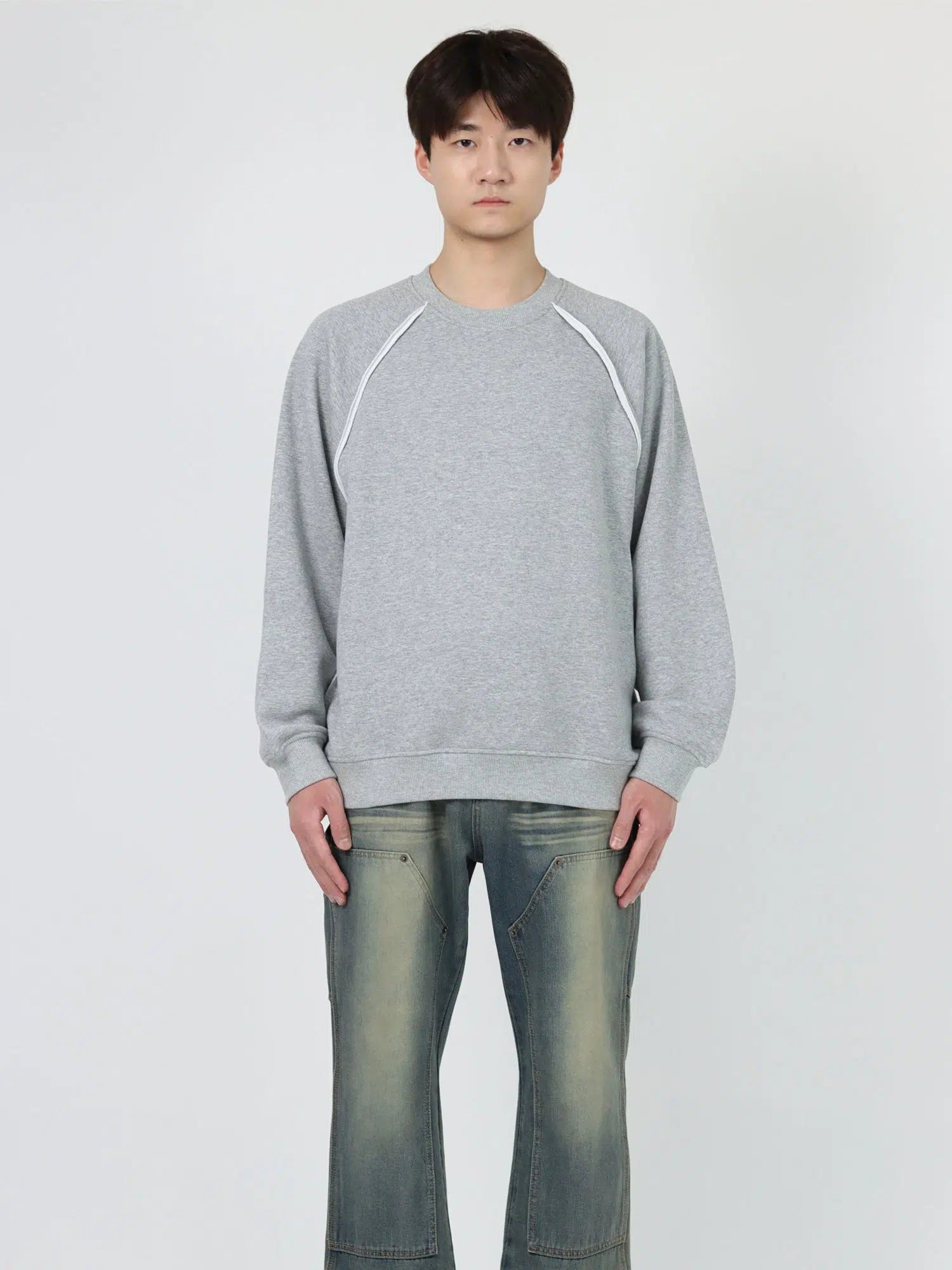 Crew Neck Long Sleeve Pullover