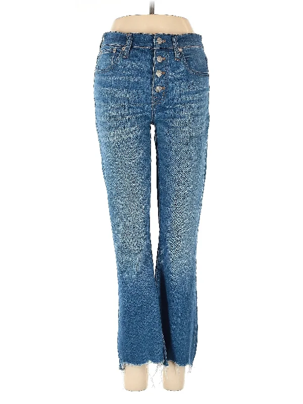 High-Rise Bootleg Jeans in Medium Wash