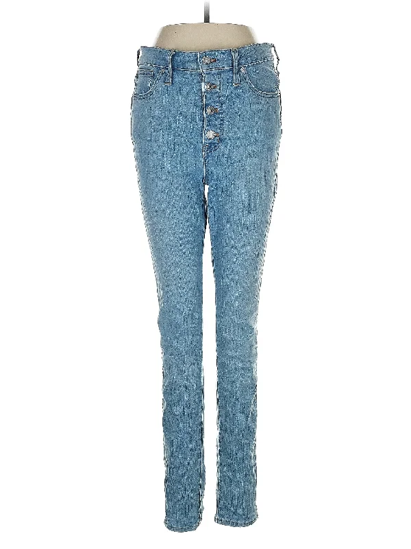 High-Rise Skinny Jeans in Light Wash