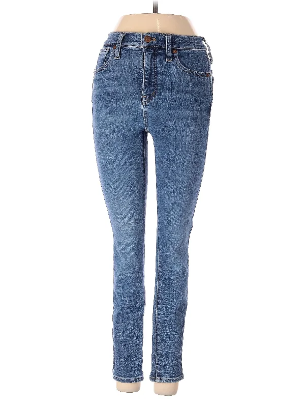 High-Rise Skinny Jeans in Medium Wash