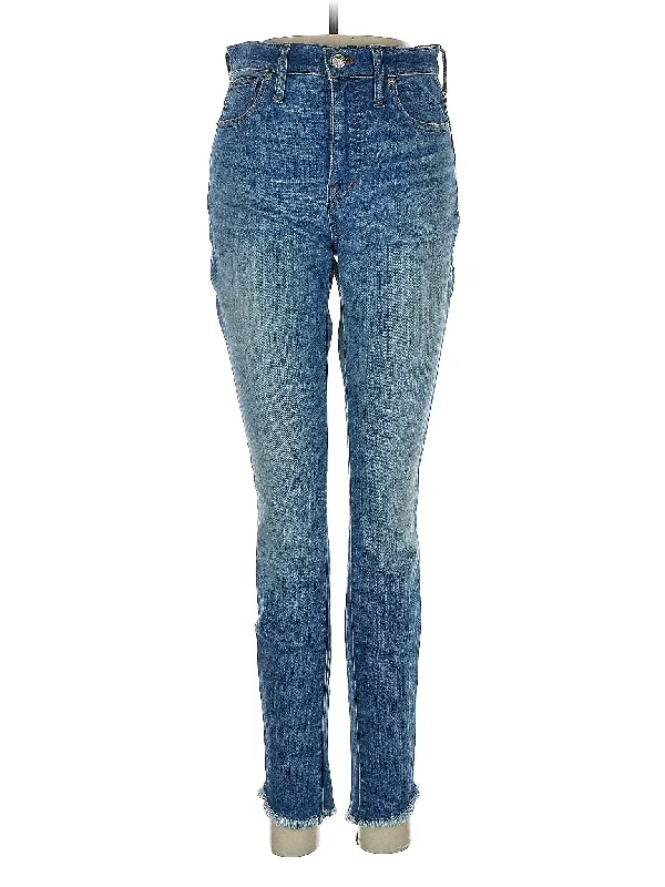 High-Rise Skinny Jeans in Medium Wash