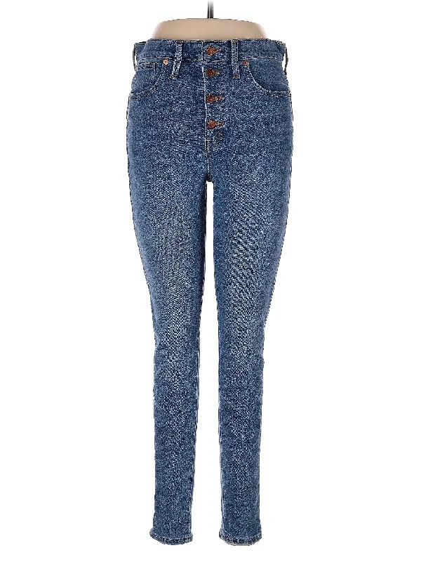 High-Rise Skinny Jeans in Medium Wash