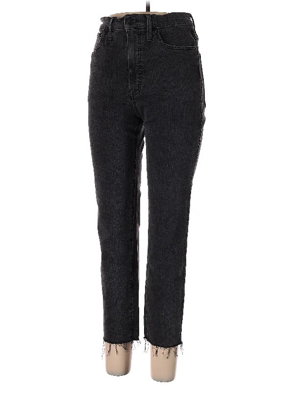 High-Rise Straight-leg Jeans in Dark Wash