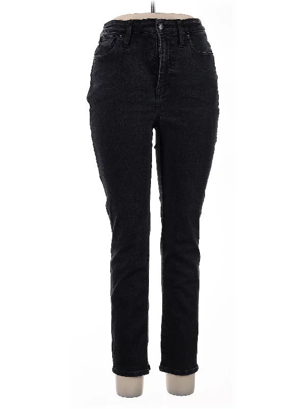 High-Rise Straight-leg Jeans in Dark Wash