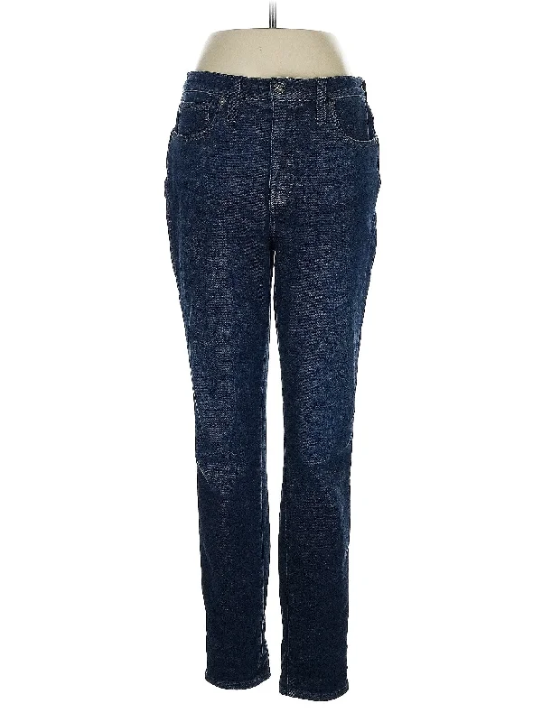 High-Rise Straight-leg Jeans in Dark Wash