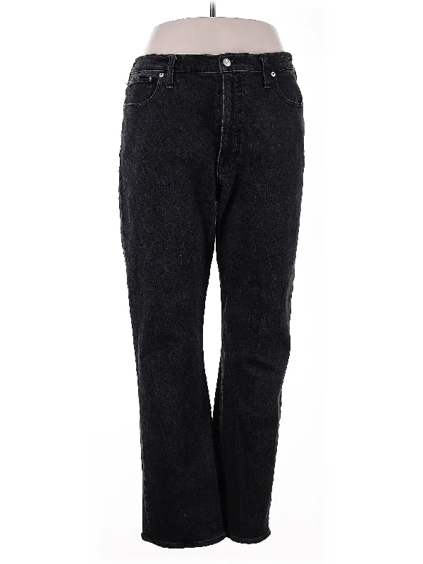 High-Rise Straight-leg Jeans in Dark Wash