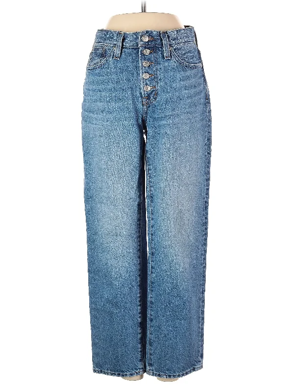 High-Rise Wide-leg Jeans in Medium Wash