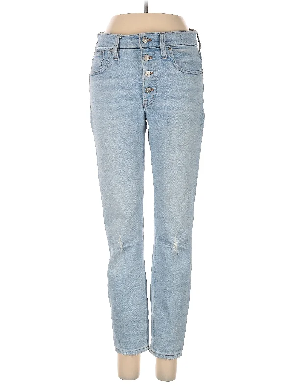 Mid-Rise Boyjeans Jeans in Light Wash