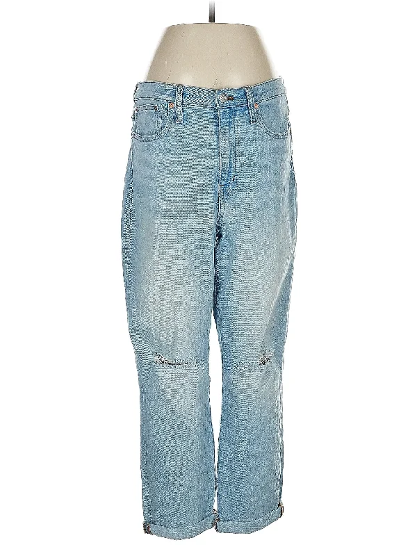 Mid-Rise Boyjeans Jeans in Light Wash