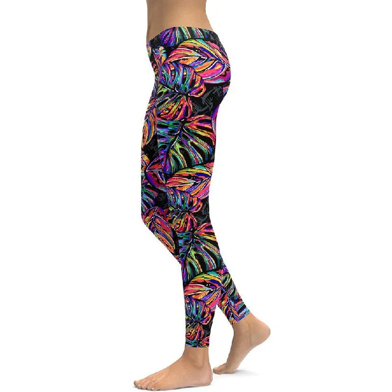 Artsy Tropical Leggings