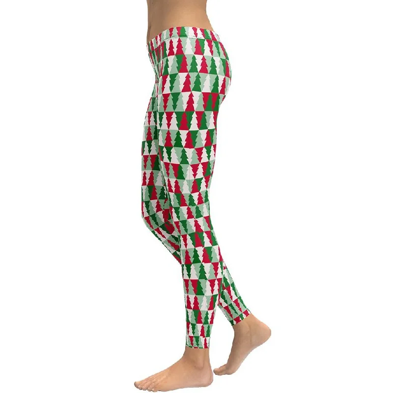 Christmas Tree Pattern Leggings