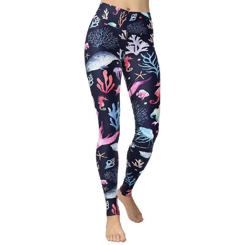 Enchanted Mermaids Yoga Leggings