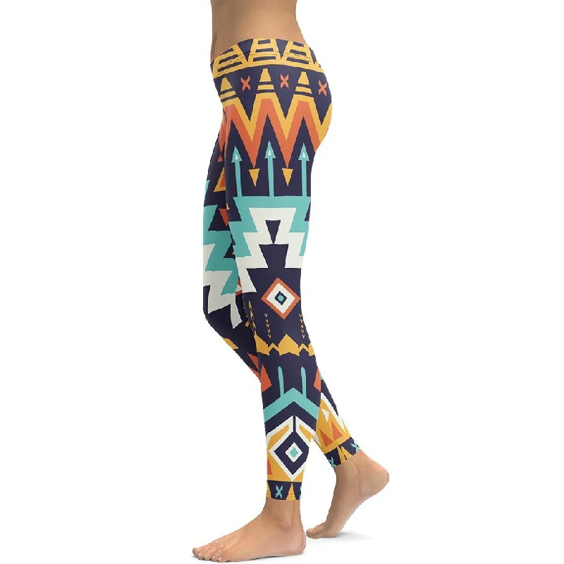 Tribal Print Leggings