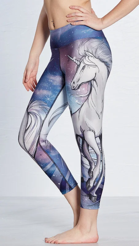 Galactic Unicorn - Triathlon Capri Leggings - CUSTOM ORDER