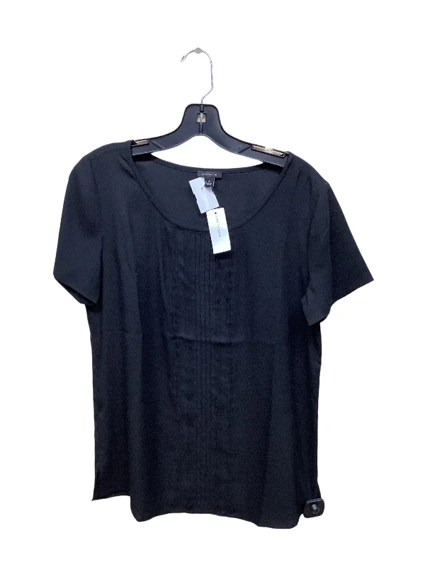 Black Top Short Sleeve Ann Taylor, Size S