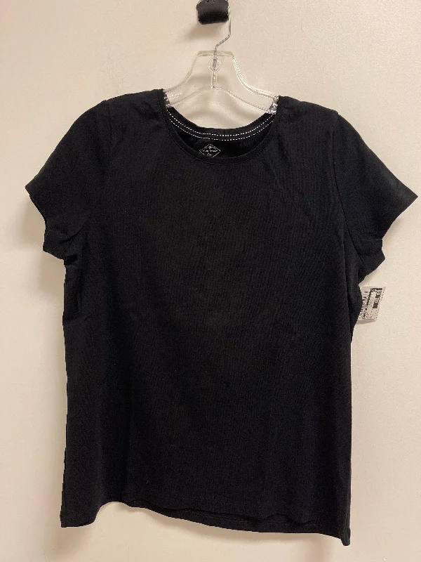 Black Top Short Sleeve St Johns Bay, Size L