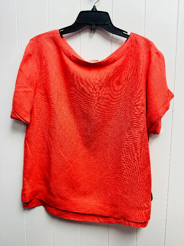 Orange Top Short Sleeve A New Day, Size Xs