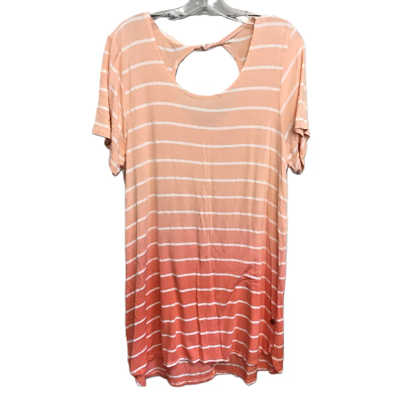 Peach Top Short Sleeve By Livi Active, Size: L