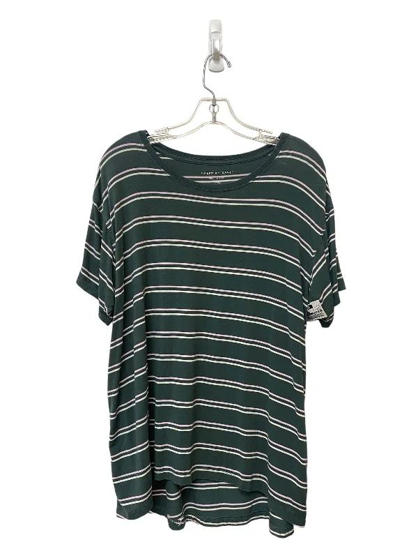 Striped Pattern Top Short Sleeve American Eagle, Size S