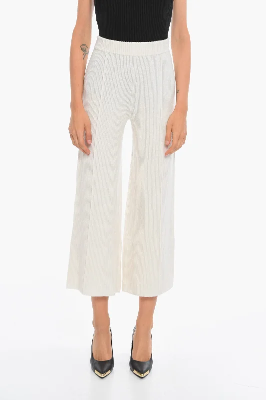 Aeron Cashmere-blend NANCY Ribbed Culotte Pants