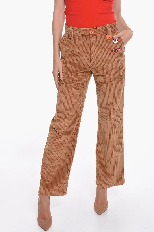 Cormio Corduroy TANER Workwear Pants with Patches