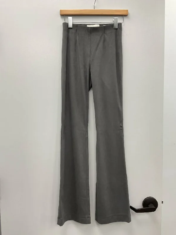 Grey Sabrina Flare Veloure Pant