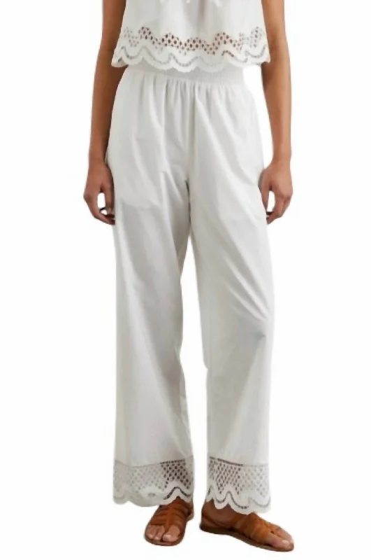 Henrik Pants In White