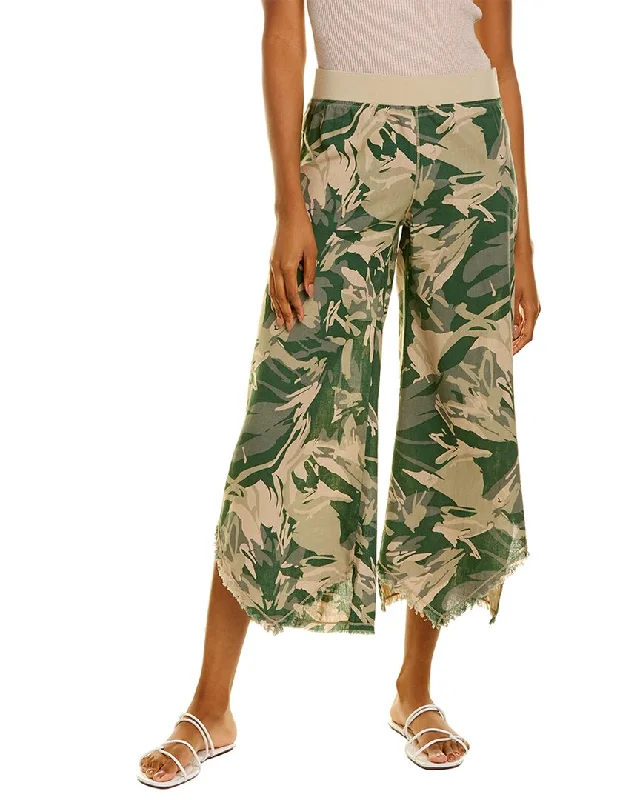 XCVI Astri Printed Linen-Blend Pant